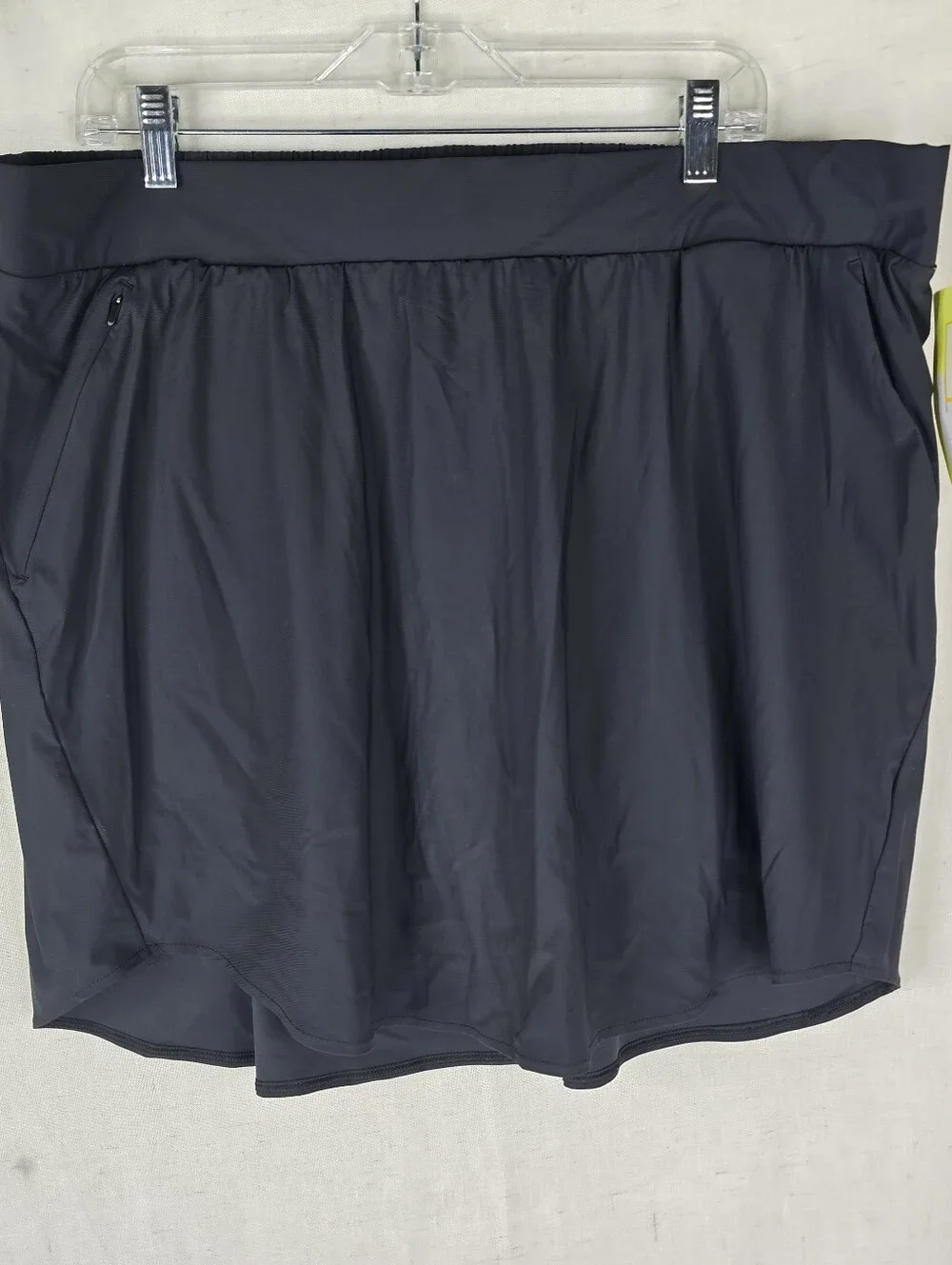 All On Motion Womens XXL Black Athletic Skort Tennis Golf Skirt